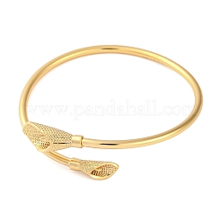 Brass Open Cuff Bangles for Women&nbsp;KK-S404-01G