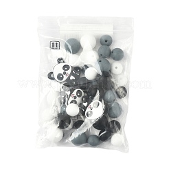 40Pcs 10 Styles Silicone Beads&nbsp;SIL-FS0001-27B