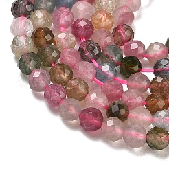 Natural Multicolor Tourmaline Beads Strands&nbsp;GG-CBA5A1A-A10-04