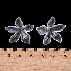 Transparent Acrylic Bead Caps&nbsp;TACR-G050-04A