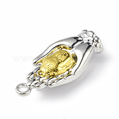Two Tone Alloy Pendants&nbsp;PALLOY-M206-13P