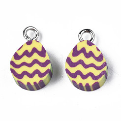 Handmade Polymer Clay Charms&nbsp;CLAY-S096-018