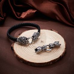 2 Sets 2 Styles Tibetan Style 304 Stainless Steel Spring Gate Rings&nbsp;FIND-PH0025-51B