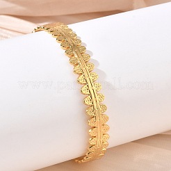304 Stainless Steel Oval Cuff Bangles&nbsp;SA-CBA46AF-28G