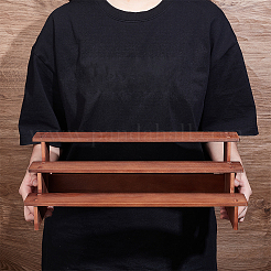 3-Tier Wooden Dice Organizer Display Riser Racks&nbsp;ODIS-WH0086-155B