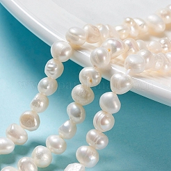 Natural Cultured Freshwater Pearl Beads Strands&nbsp;X-PEAR-I004-08A