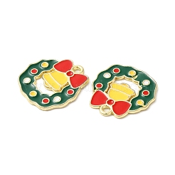 Christmas Alloy Enamel Pendants&nbsp;ENAM-D050-13G-01G