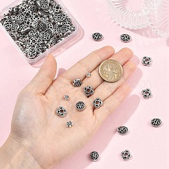 180Pcs 6 Styles Alloy Beads&nbsp;FIND-YW0010-61
