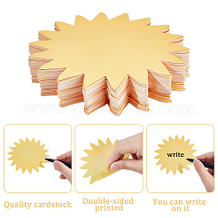 100Pcs Sun DIY Paper Cards&nbsp;AJEW-SP0004-68A-02