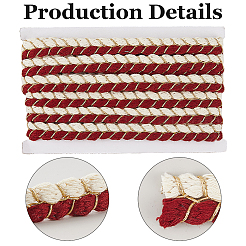 Polyester & Cotton Ribbon&nbsp;OCOR-WH20001-63B