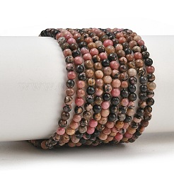 Natural Rhodonite Beads Strands&nbsp;GG-CBA0389-A06-3mm