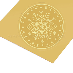 Plastic Self Adhesive Gold Foil Embossed Stickers&nbsp;DIY-WH0211-023