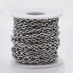 Tarnish Resistant 304 Stainless Steel Coffee Bean Chain&nbsp;STAS-R100-35