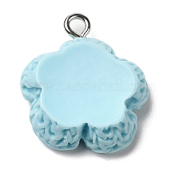Opaque Resin Pendants&nbsp;RESI-L038-01P-01
