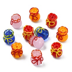 12Pcs 4 Colors Imitation Jade Glass Beads&nbsp;GLAA-CJ0002-97