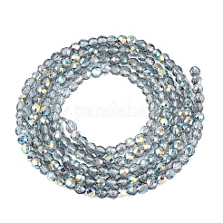 Transparent Glass Beads Strands&nbsp;EGLA-N028-01A-A01