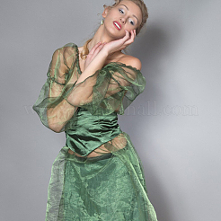 Polyester Organza Fabric&nbsp;DIY-WH0496-30C