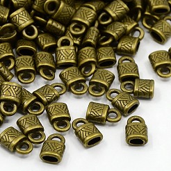 Tibetan Style Alloy Cord Ends&nbsp;LS-MLF10823Y-NF