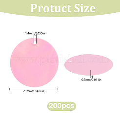 200Pcs PVC Paillette/Sequin Pendants&nbsp;FIND-HY0005-22B