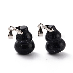 Synthetic Blue Goldstone Pendants&nbsp;G-G846-01J