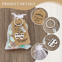 40Pcs Alloy Keychains&nbsp;KEYC-DR0001-18