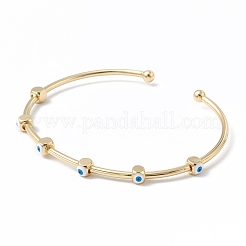 Brass Cuff Bangles&nbsp;BJEW-A134-02G-10