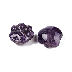 Natural Amethyst Cat Paw Print Figurines&nbsp;DJEW-N003-03B