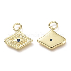 Brass Micro Pave Cubic Zirconia Pendants&nbsp;LS-KK-P188-C05-G