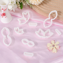 4 Boxs 2 Styles Plastic Molds&nbsp;DIY-SC0030-52B