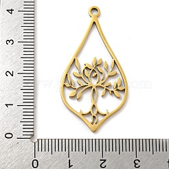 Ion Plating(IP) 304 Stainless Steel Pendants&nbsp;STAS-K253-07G
