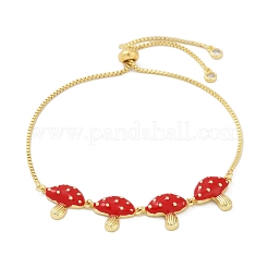 Brass Micro Pave Clear Cubic Zirconia Slider Bracelets&nbsp;BJEW-Z126-03G