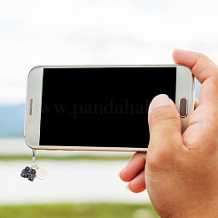 Cat & Paw Print Alloy Enamel Mobile Straps&nbsp;HJEW-AB00588