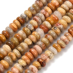 Natural Crazy Agate Beads Strands&nbsp;G-Z110-B34-2x4mm