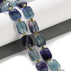 Natural Colorful Fluorite Beads Strands&nbsp;G-H061-A11-01