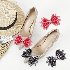 Polyester Shoe Buckle Clips&nbsp;HJEW-HY00079