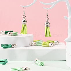 60Pcs 4 Colors Faux Suede Tassel Pendant Decorations&nbsp;FIND-LS0001-04B