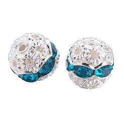 Brass Rhinestone Beads&nbsp;RB-JP0001-8mm-06S