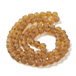 Electroplate Transparent Glass Beads Strands&nbsp;EGLA-I018-FA01