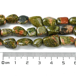 Natural Unakite Beads Strands&nbsp;G-G117-B03-01