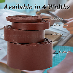 2M Flat Leather Cord&nbsp;LC-WH0007-07C-01