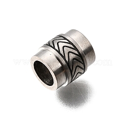 304 Stainless Steel European Beads&nbsp;STAS-H263-08P