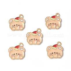 Alloy Enamel Pendants&nbsp;PALLOY-F288-04A