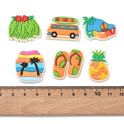 Hawaii Theme PVC Plastic Cabochons&nbsp;PL-CBAEA65-01