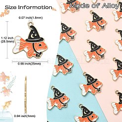 20Pcs Alloy Enamel Pendants&nbsp;ENAM-CJ0004-34