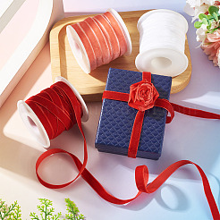 30 Yards 3 Colors Single Face Velvet Ribbon&nbsp;SRIB-TA0001-33A
