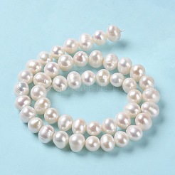 Natural Cultured Freshwater Pearl Beads Strands&nbsp;PEAR-E018-16