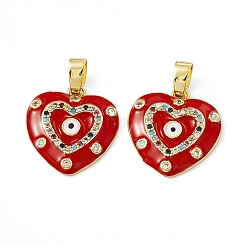 Brass Enamel Pendants&nbsp;KK-E068-VC038