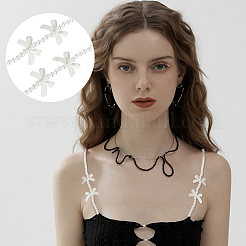 2Pcs Adjustable ABS Imitation Pearl Beaded Bag Straps&nbsp;DIY-AR0003-16C