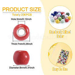 200Pcs Handmade Porcelain Beads&nbsp;PORC-TA0001-61C