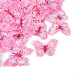40Pcs 5 Style Polyester Computerized Embroidery Sew on Ornament Accessories&nbsp;DIY-TA0009-39